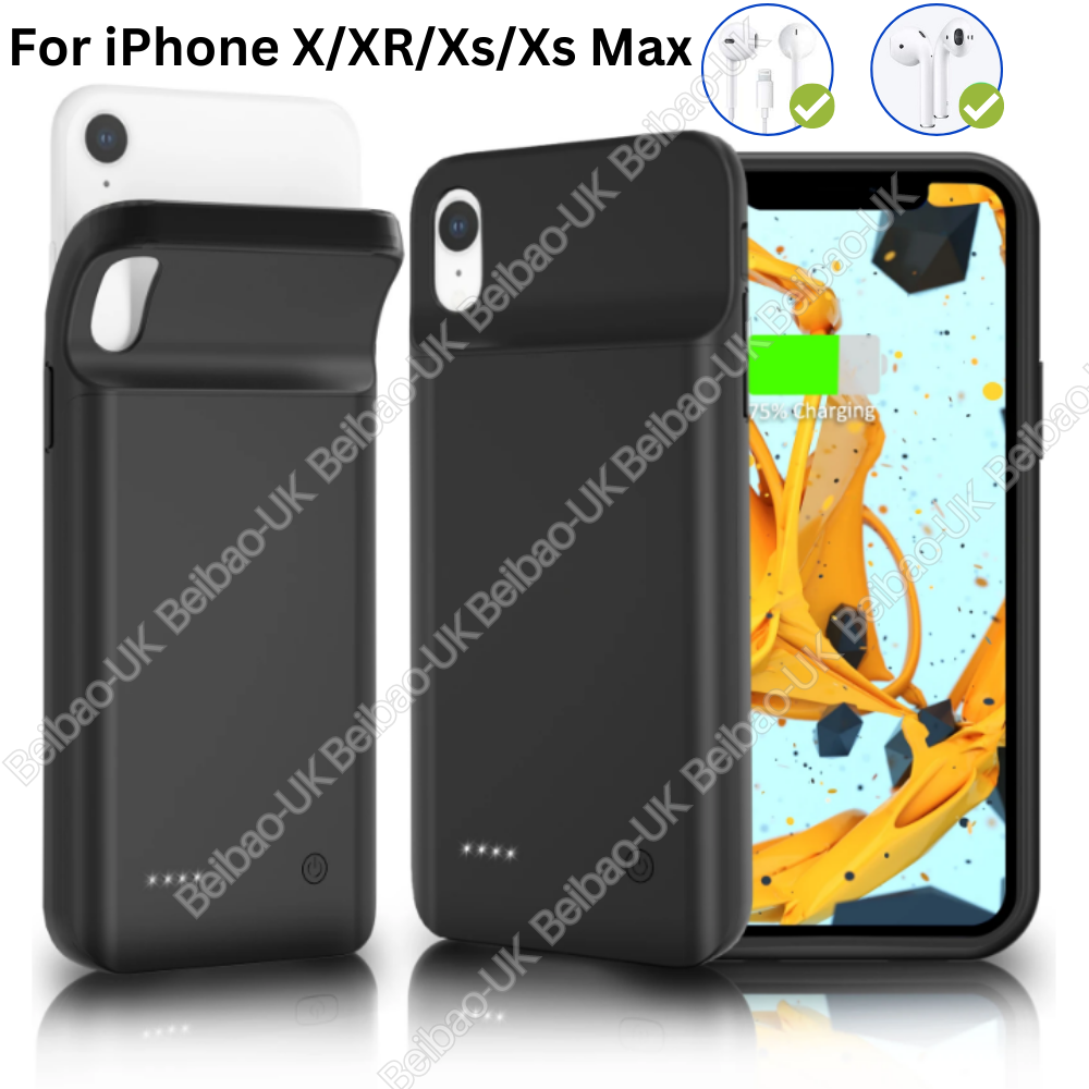 6800mAh Battery Charger Case Power Bank For iPhone X/XR/XS/XS Max Charging Cover-image