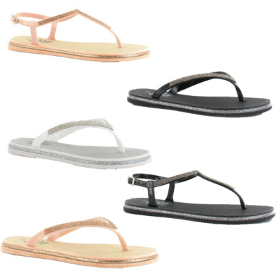 ella diamante flip flops