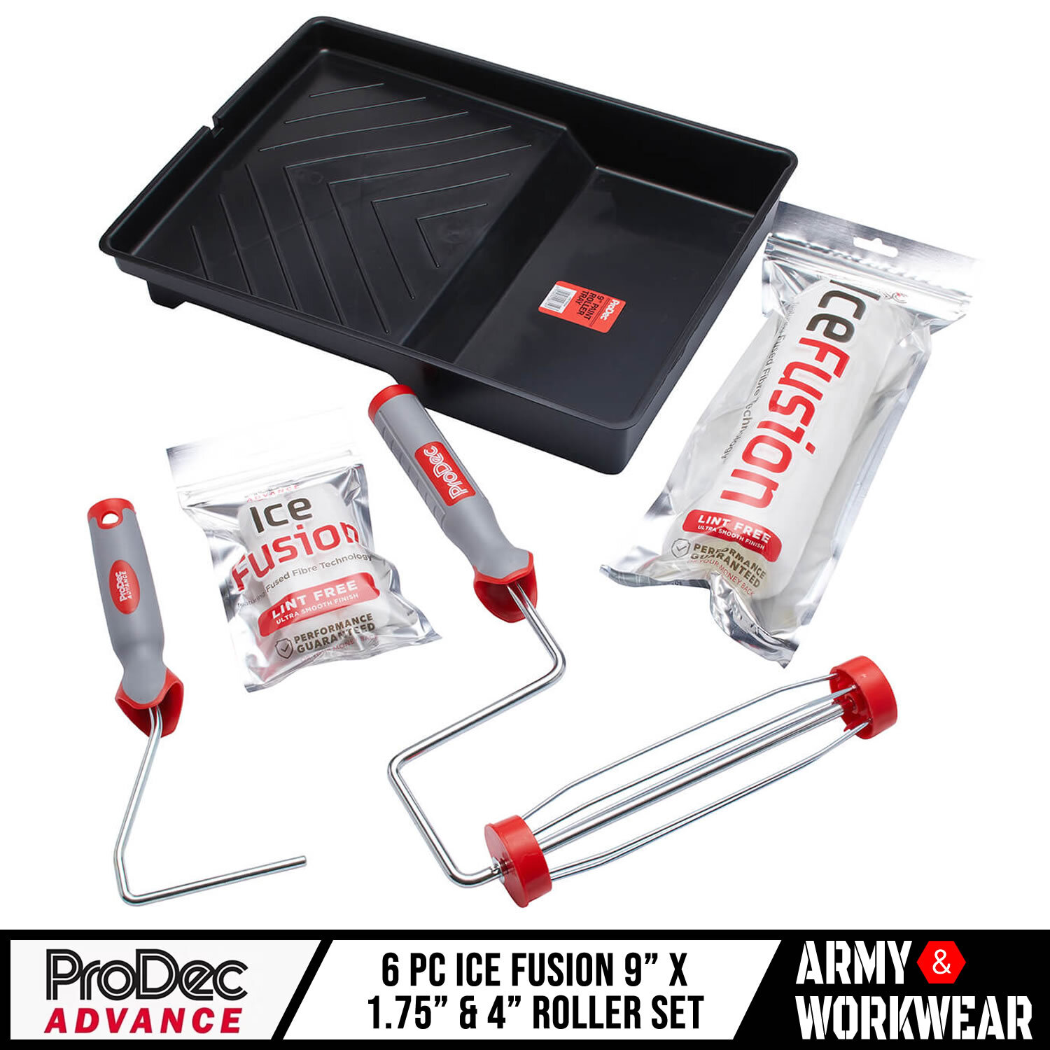 ProDec Advance 6 PC Ghiaccio Fusion 22.9cm x 4.4cm & 10.2cm Decorazione Rullo