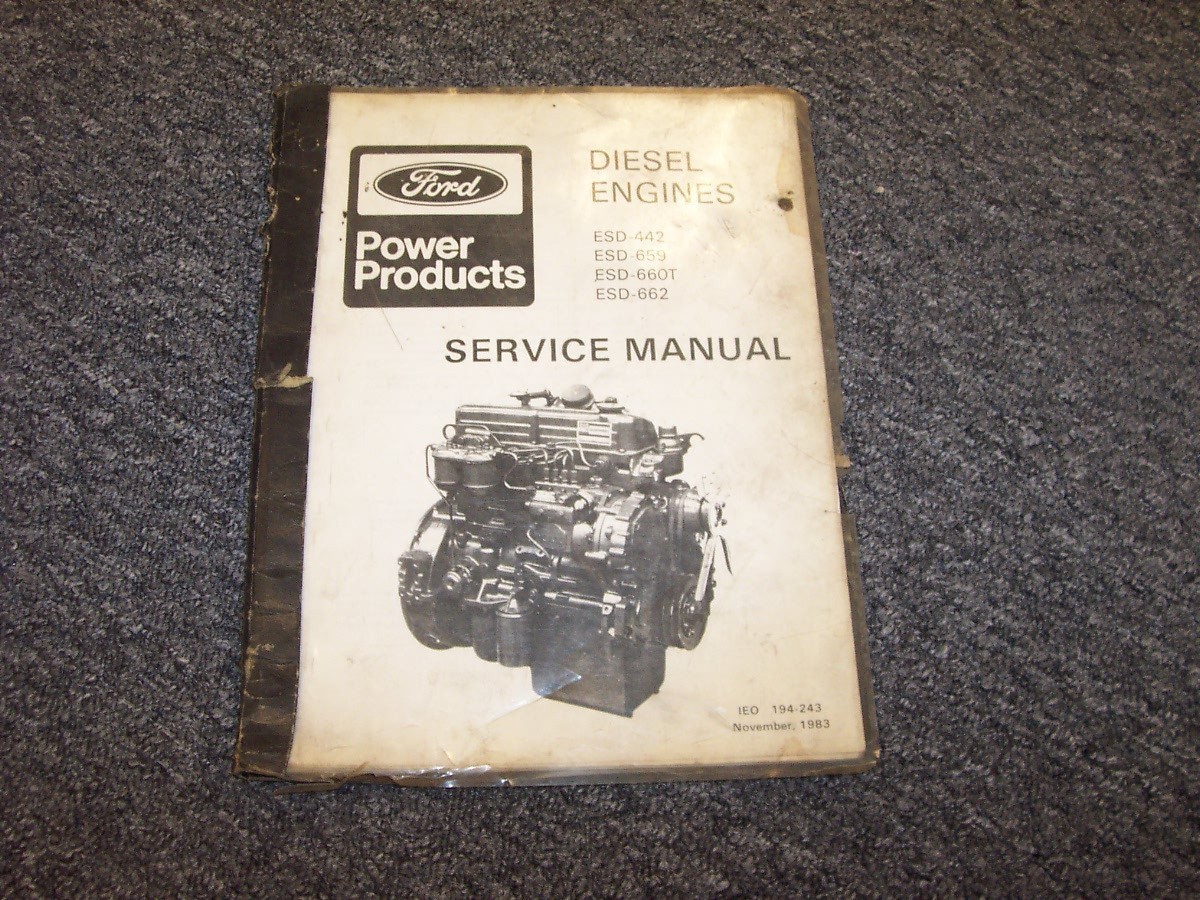 Ford Power Products Diesel Engine Shop Service Repair Manual