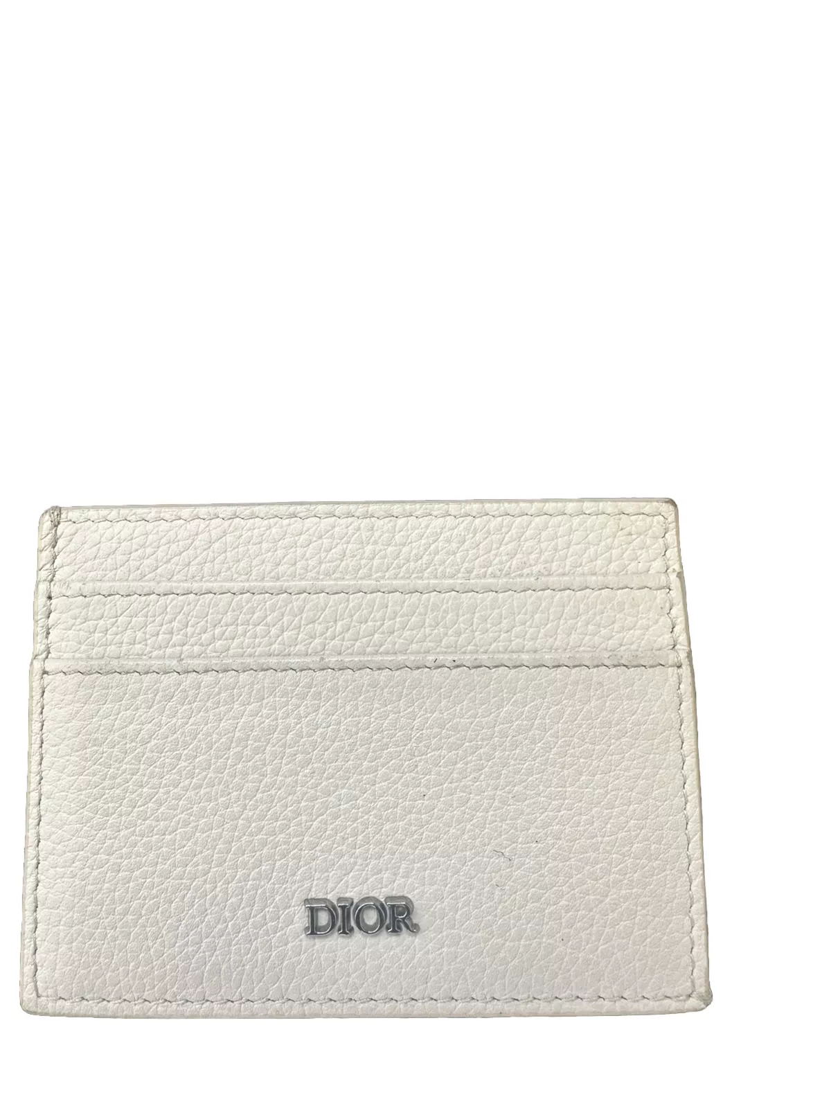 Portefeuille Christian Dior authentique blanc