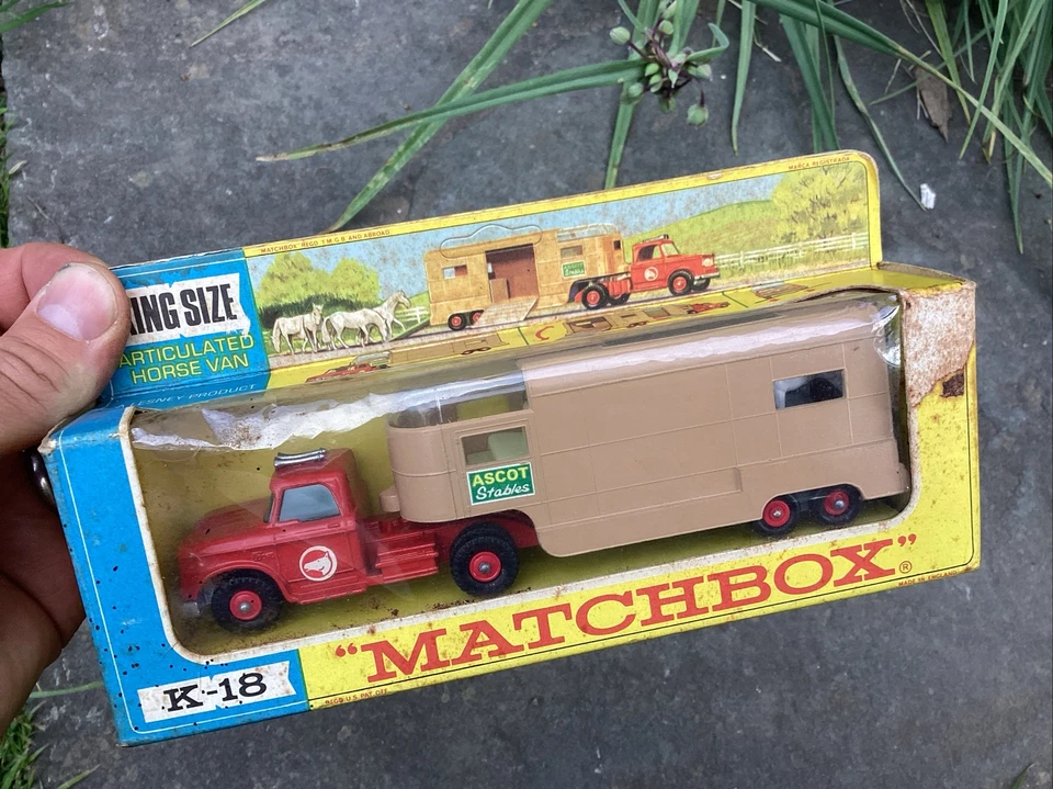 Matchbox King Size Articulated Horse Van New In The Box K-18 Lesney England NOS - Image 2 of 4