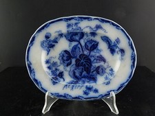 ANTICO VASSOIO RAVIERA PORCELLANA WEDGWOOD WATER-NYMPH DIPINTO A MANO FINE '800