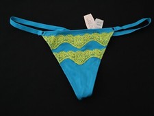 NWT Victoria's Secret VTG 2012 Silky Charm V-String Thong Panties ONE SIZE O/S