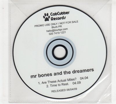 (GP983) Mr Bones And The Dreamers, Are These Actual Miles? - 2009 DJ CD
