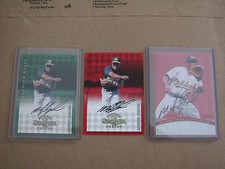 1997 1998 DONRUSS SIGNATURE SERIES MIGUEL TEJADA AUTOGRAPH LOT OF 3 AUTO 