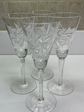 Ajka Crystal Csopak Fluted Champagne Glasses-Set of 4