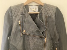 Camilla And Marc Leather Jacket. Size 10. Lambs Leather Biker Jacket