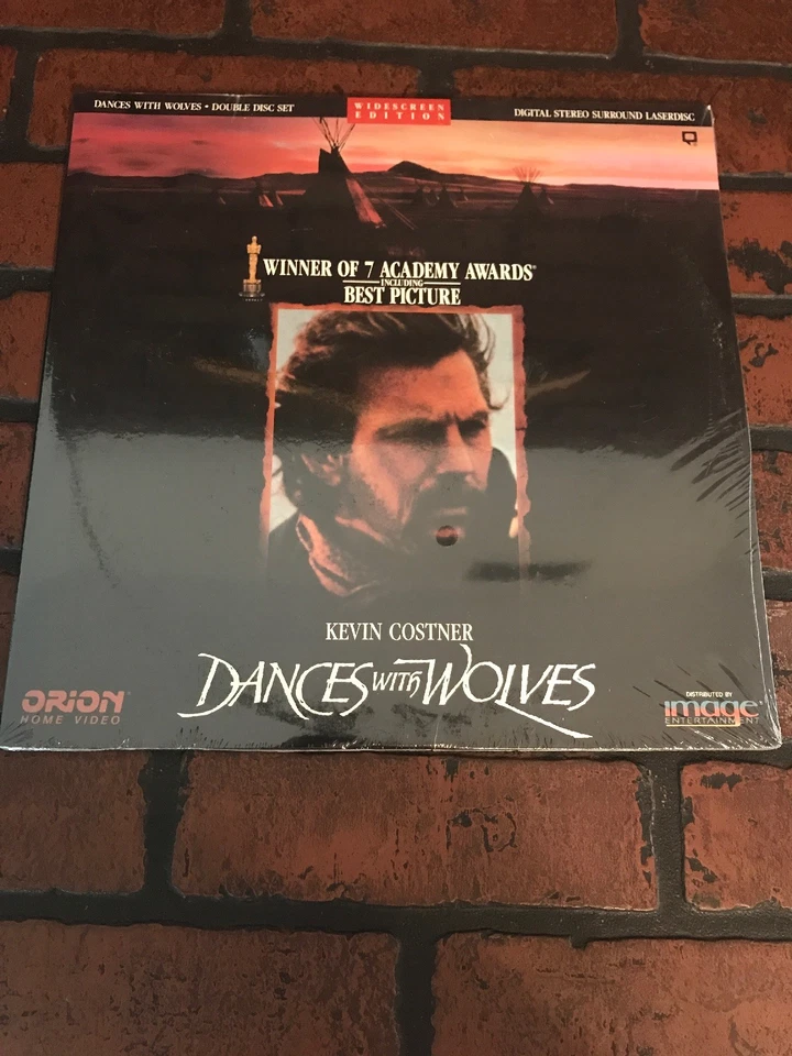 Dances With The Wolves Kevin Costner LaserDisc 7 Academy Awards Double Disc Set - Image 2 of 4