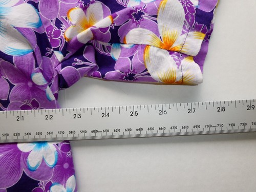 Camisa Hawaiana con Collar Con Botones Auténtica Hecha en Tailandia, Púrpura, Calce L/XL - Imagen 15 de 24