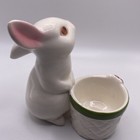 Vintage AVON Signed Rabbit Bunny Egg/Votive ceramic Holder 1980 | eBay