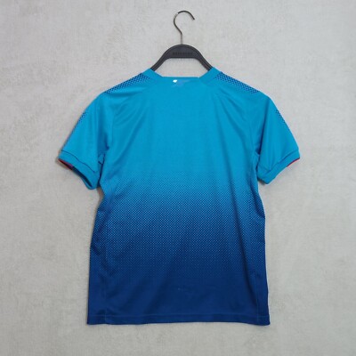 Arsenal Jersey 2017-18 Away Kids Puma Sz. 140 Soccer Blue Fly