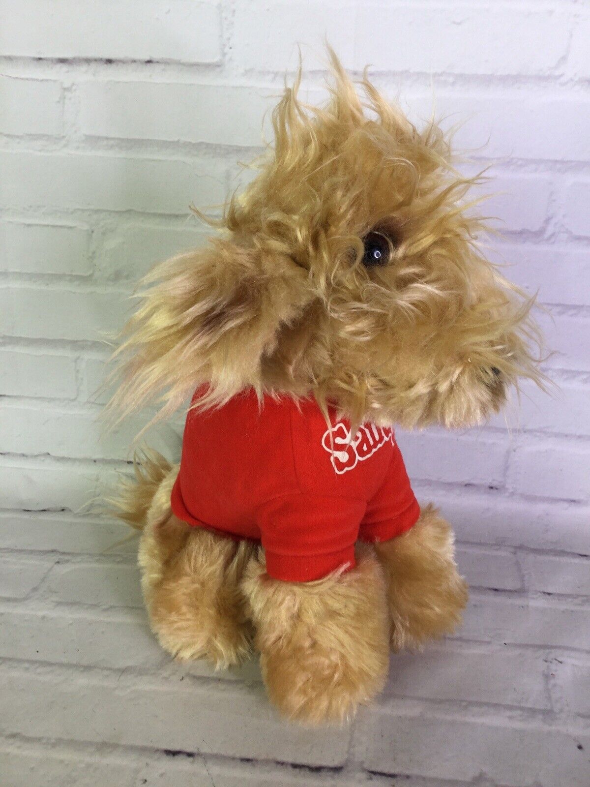 VTG Knickerbocker Annie Sandy Plush Dog Puppy Stuffed Animal Toy Red Shirt 1982 | eBay VTG Knickerbocker Annie Sandy Plush Dog Puppy Stuffed Animal Toy Red Shirt 1982 | eBay