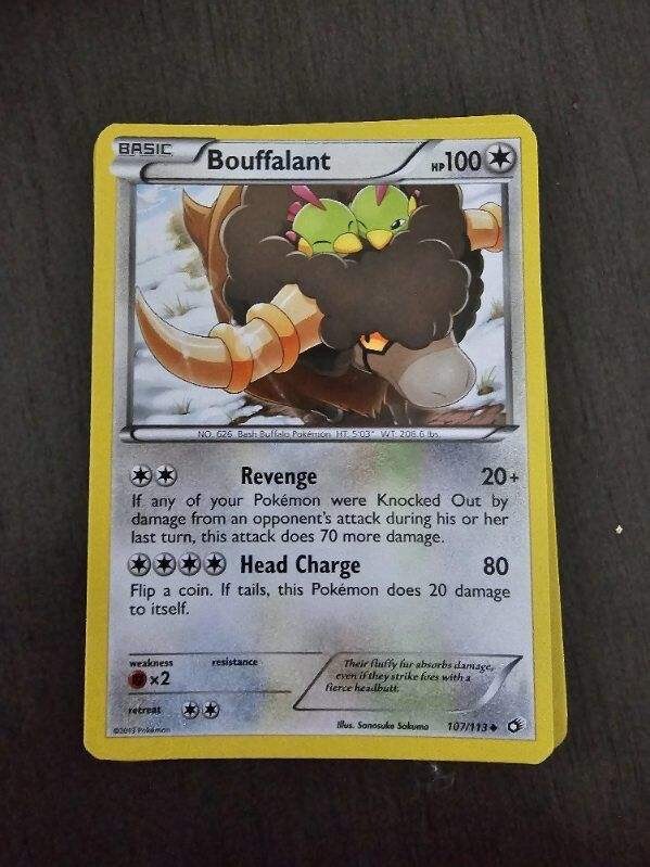 Pokemon Bouffalant 107/113