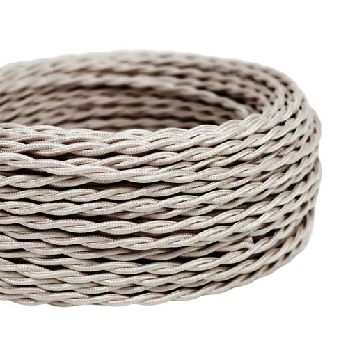 Lighting cable 0.75 wire 2core vintage braided fabric Twist cable Lighting Flex - Picture 19 of 49