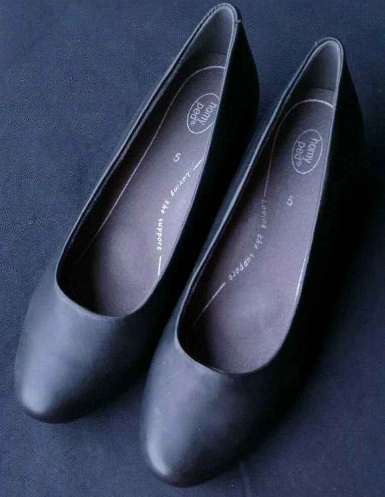 Homyped Trinity Heels Shoes Black C+ (2nds some have light shaded surface marks)