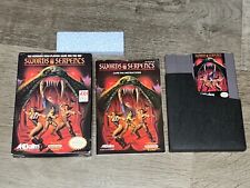 Swords and Serpents Nintendo Nes Complete CIB Excellent Condition Authentic