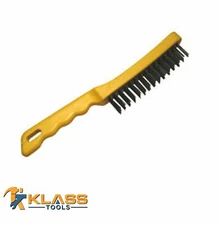 11" Wire Brush with Plastic Handle by KlassTools