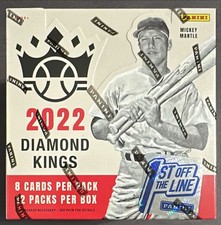 2022 Diamond Kings MLB Baseball FOTL Hobby Box First Off The Line New Sealed
