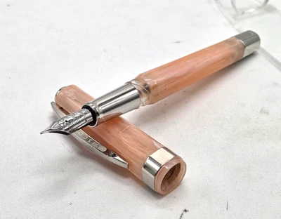 Visconti Opera Demo Carousel Rose Fountain Pen Stainless Steel Medium Nib - Image 1 of 4