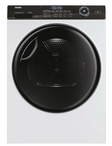 Haier Trockner Wärmepumpentrockner hOn App 9kg Dampffunktion HD90-A3TEAM5 2ML