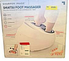 Sharper Image Shiatsu Foot Massager - White - Open Box