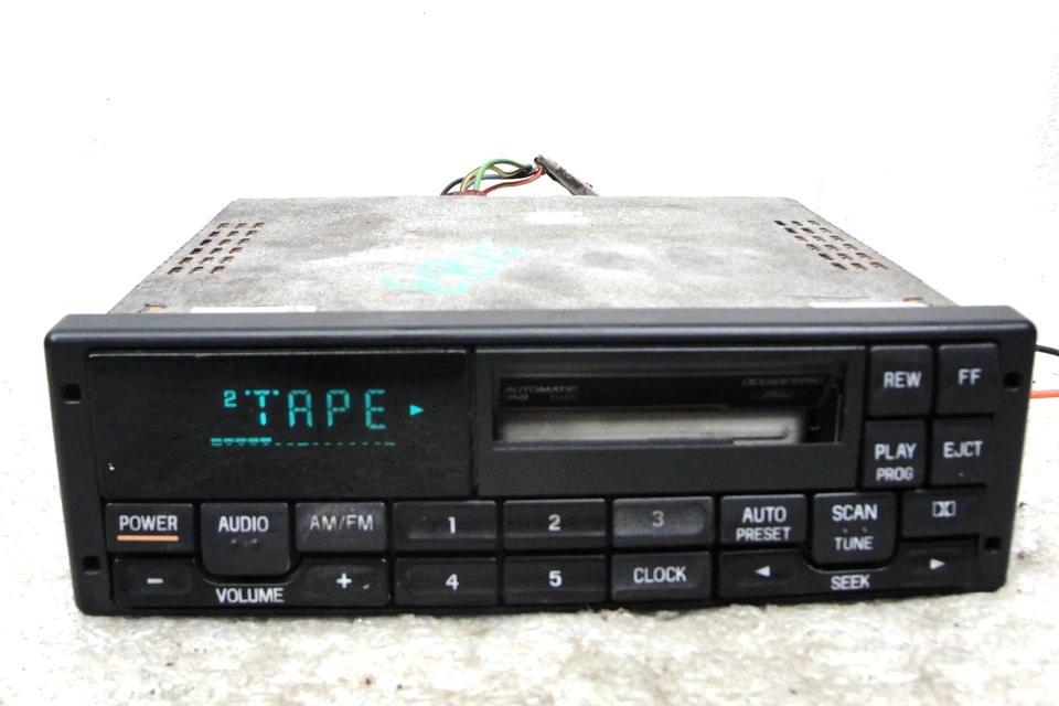 Ford AM/FM casete RADIO PREMIUM audio MACH Mustang F150 sonda OEM 90-96 F4DF Foto 3 de 4