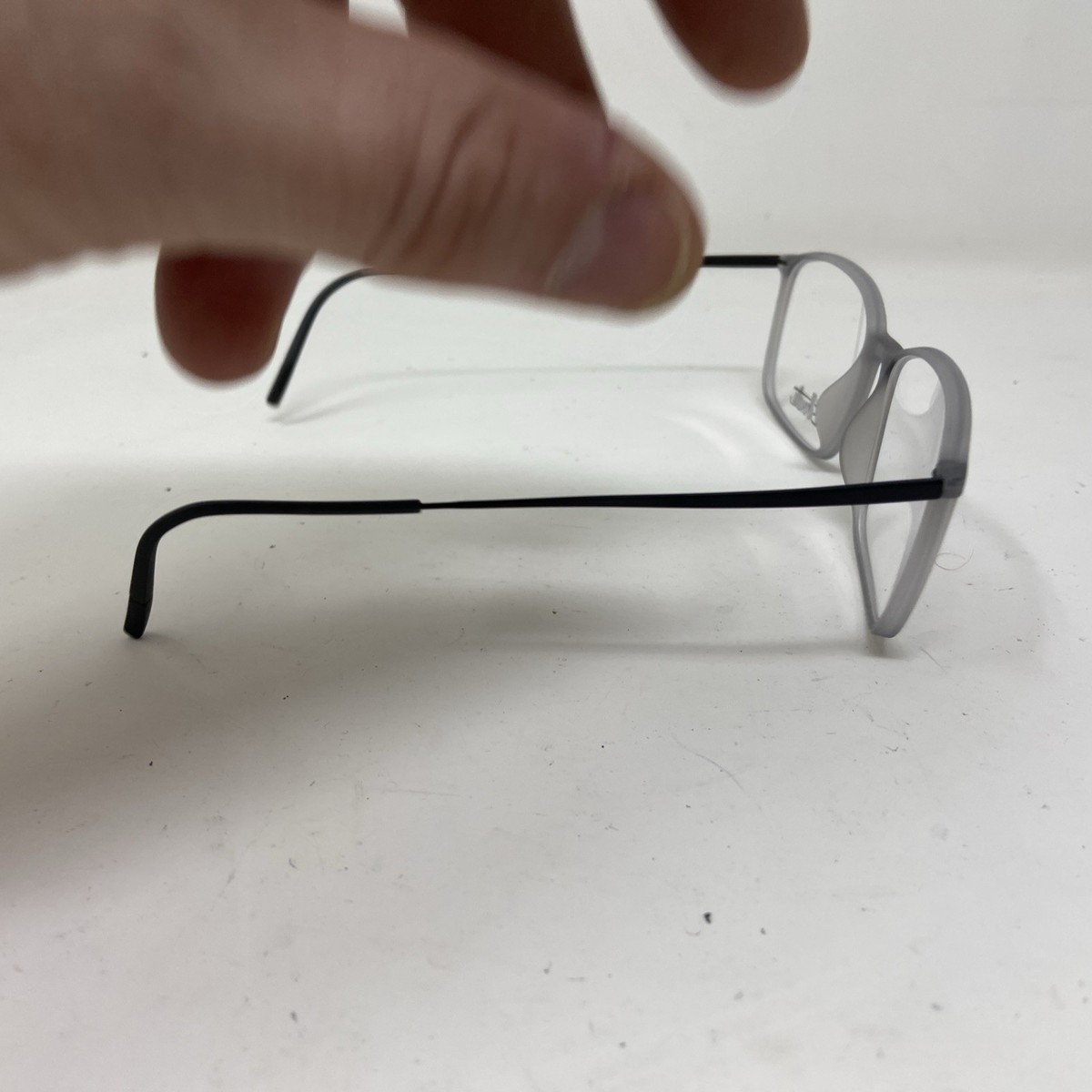 SILHOUETTE SPX 2930 75 6540 56-17-145 Gray Black Eyeglasses Frame