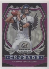 2020 Panini Prizm Draft Picks Crusade Purple Prizm Aaron Rodgers #10 1u6