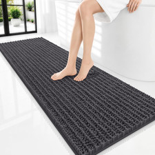 Bathroom Rugs 70X24, Thick Soft and Absorbent Chenille Bath Mat
