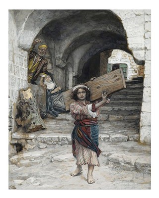 Antike Wandkunst im Stil einer historischen Szene