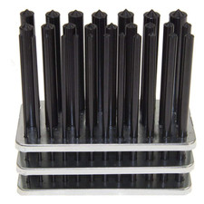 28 Piece Transfer Punch Set 3/32"-1/2" by 64Ths plus 17/32"