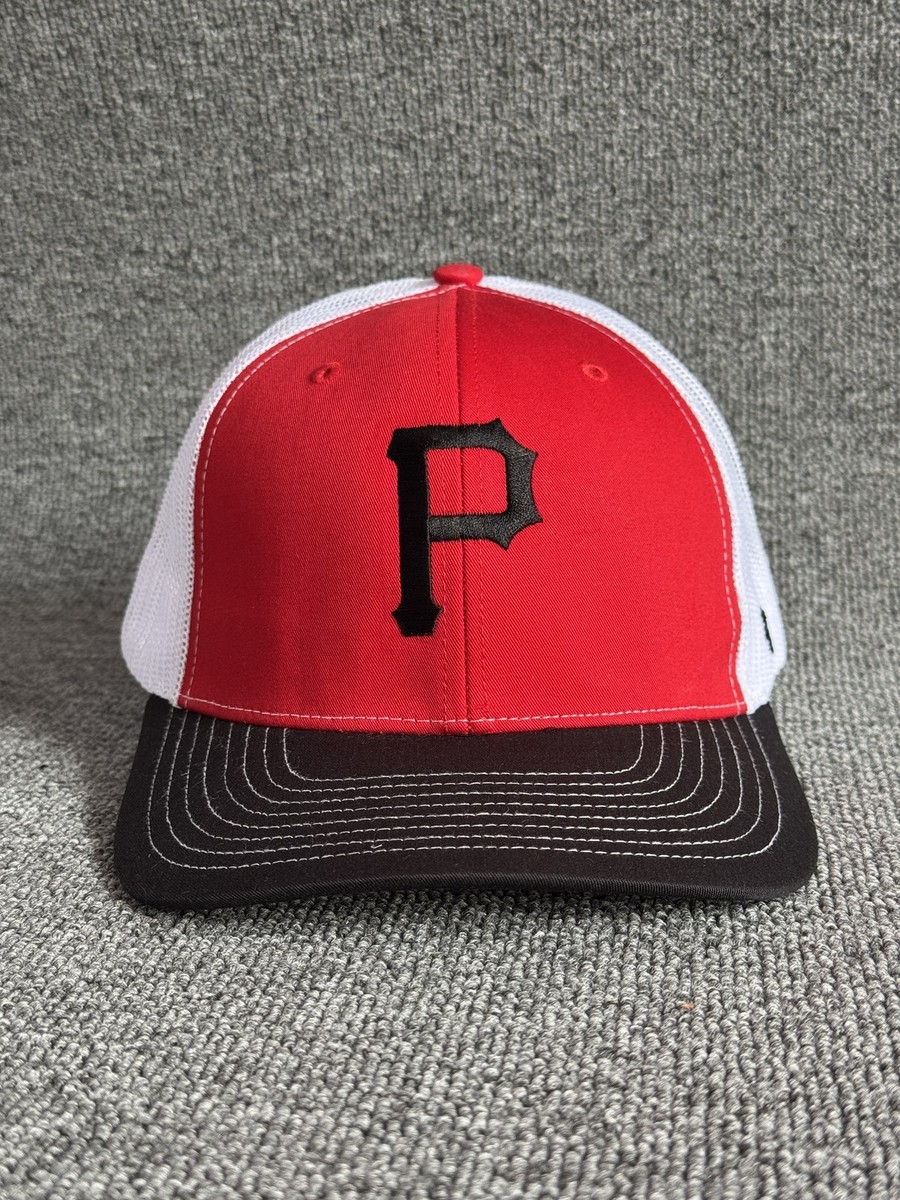 '47 Brand Pittsburgh Pirates Trucker Snapback Red White Black One Size Hat