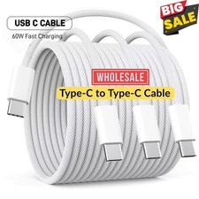 Buk Lot PD 60W Fast Charger Type C to USB C Cable For iPhone Air/17/16/15 ProMax