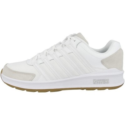 Sz 11.5 K-Swiss Men's Vista Trainer T Sneaker, White/Off White/Gum, 11.5 M US