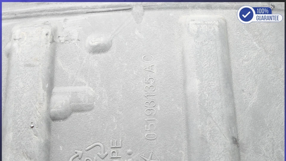 Protector protector contra salpicaduras para vientre protección del motor eléctrico Fiat 500 2014-2017 OEM Foto 4 de 4