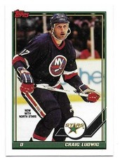CRAIG LUDWIG 1991-92 TOPPS CARD MINT CONDITION