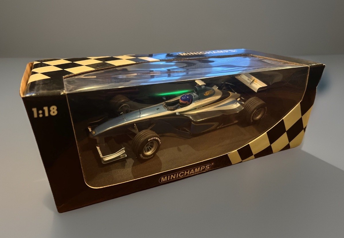 PMA ミニチャンプス　1/18 BAR 01 ビルヌーブ 1999 Mini Champs 1/18 Bar Test Car 1999 MINICHAMPS 01 Supertec F1 Jack