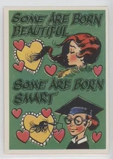 1960 Topps Funny Valentines A Some are born beautiful smart #35A 0s4