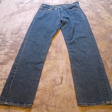 Vintage Levis 501 For Women Made in USA Medium Wash Button Fly Jeans W32 L32