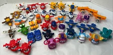 Super Wings Transforming Plane Action Figures Small 2” Huge Lot Of 45 READ