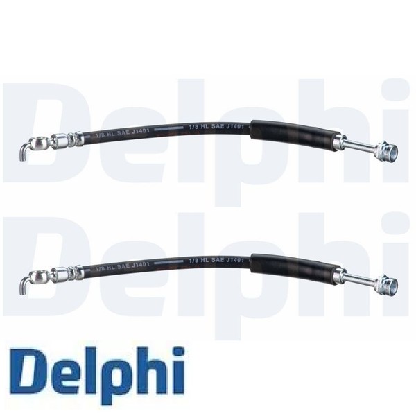 2X Bremsschlauch Delphi LH7660 2 BremsschläUche Rechts Links Hinterachse-image