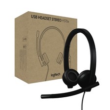 Logitech H570e USB Headset With Microphone for PC and Mac, USB-C Wired Headset W