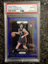 2023-24 Panini Jaime Jaquez Jr. Blue Shimmer Prizm FOTL #137 #/35 PSA  10 Gem