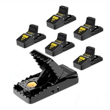 Hdama Mouse Trap, Traps That Work 6 Pack Mice Traps, Black Trap2