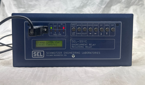SEL Schweitzer Engineering Laboratories SEL-551C Relay Unit, For PARTS/ REPAIR
