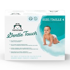 Mama Bear Gentle Touch Diapers, Size 4, 148 Count (4 Packs of 37) 0.27 per diaper