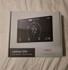 Lennox 22V24 iComfort S40 Ultra Smart Programmable Thermostat 7" HD Display. 