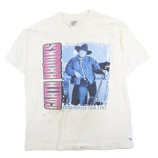 Vintage Garth Brooks Fresh Horses Tour T-Shirt Size XL 1997 90s