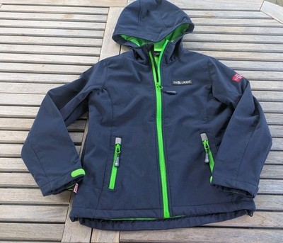 Softshelljacke Trollkids Dunkelblau Gr. 140